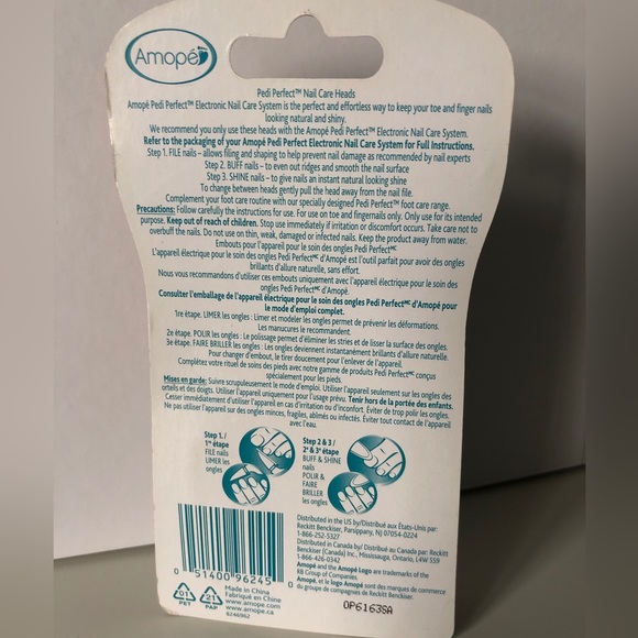 Amopé Pedi Perfect Nail Care System Refill Pack - Picture 2 of 2
